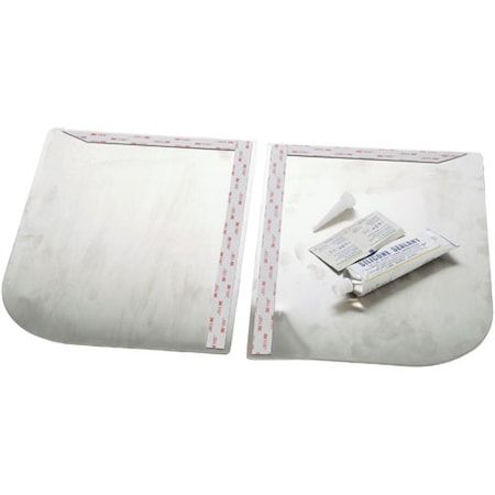 Allpoints Splash Guard - Sink, (L&Rh, S/S, Kit 1171474